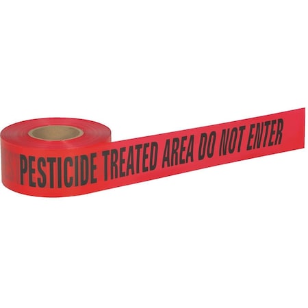 Presco inPesticide Treated Area, Do Not Enter in Barricade Tape B3103R504